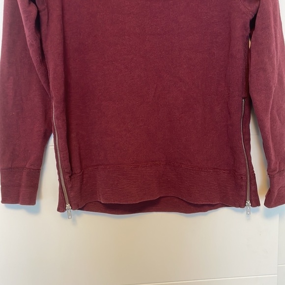 J. Crew Crewneck Sweater Maroon Color Size Small - Picture 2 of 8